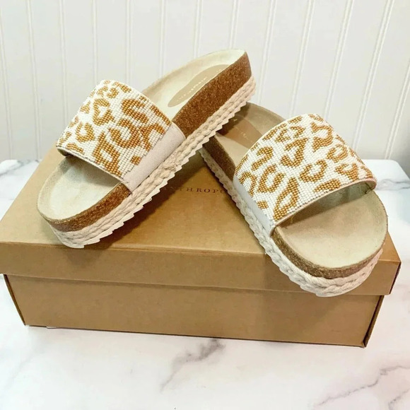 Anthropologie Yara Beaded Pool Slide Sandals New! - Picture 7 of 7